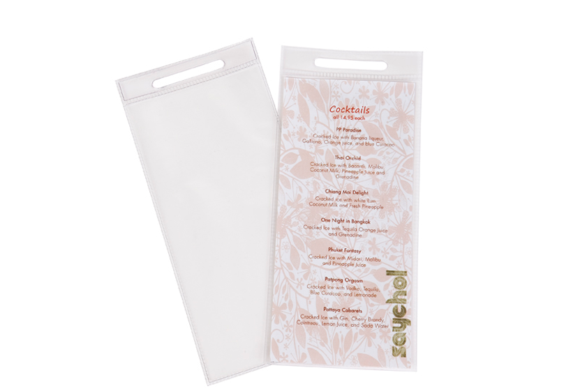 Restaurant Menu Sleeves - Abbey Group